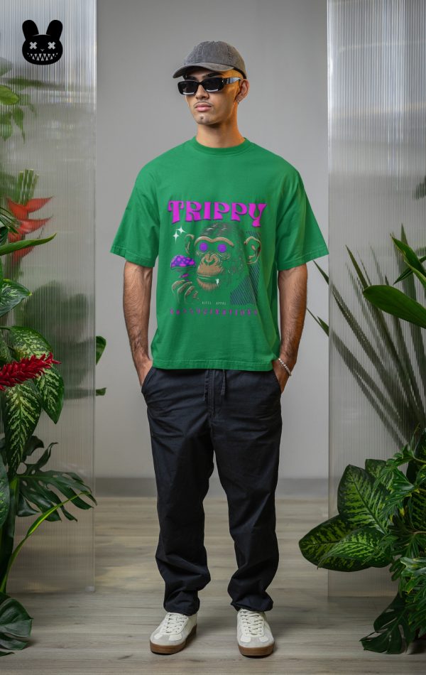 TRIPPY OVERSIZED UNISEX T-SHIRT