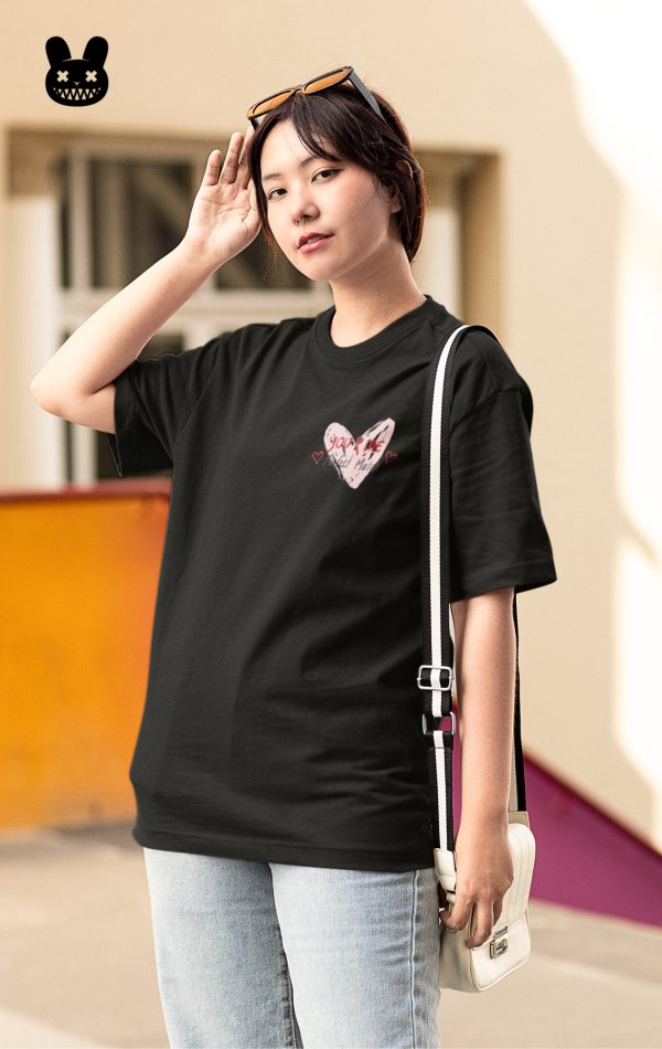 YOU & ME PERFECT MATCH OVERSIZED UNISEX T-SHIRT