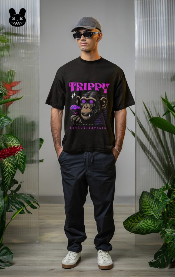 TRIPPY OVERSIZED UNISEX T-SHIRT