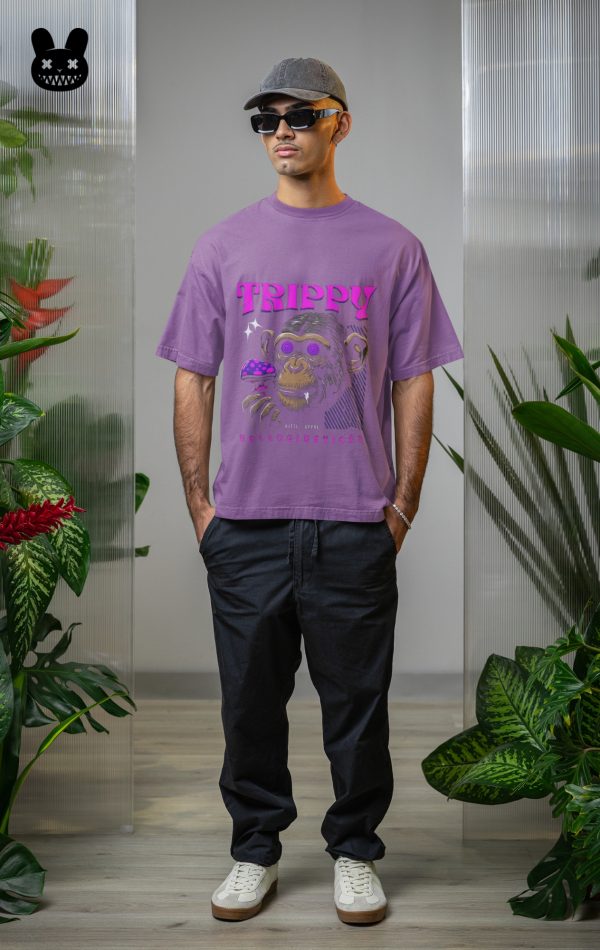 TRIPPY OVERSIZED UNISEX T-SHIRT