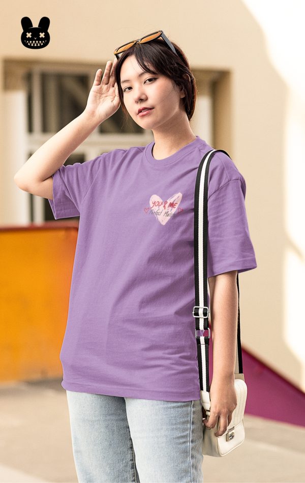 YOU & ME PERFECT MATCH OVERSIZED UNISEX T-SHIRT