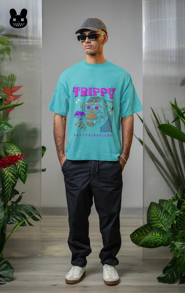 TRIPPY OVERSIZED UNISEX T-SHIRT