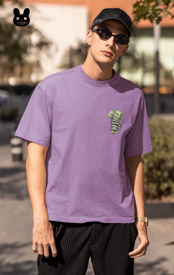 MONEY IN HAND OVERSIZED UNISEX T-SHIRT