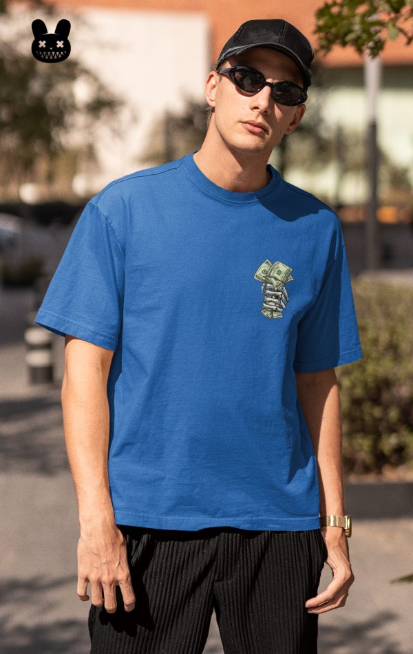 MONEY IN HAND OVERSIZED UNISEX T-SHIRT