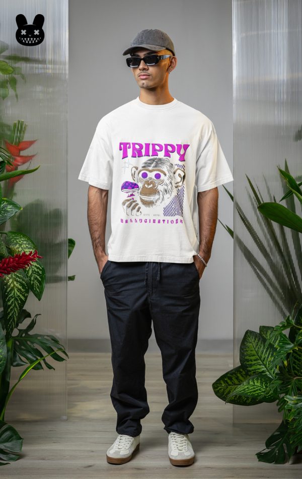 TRIPPY OVERSIZED UNISEX T-SHIRT