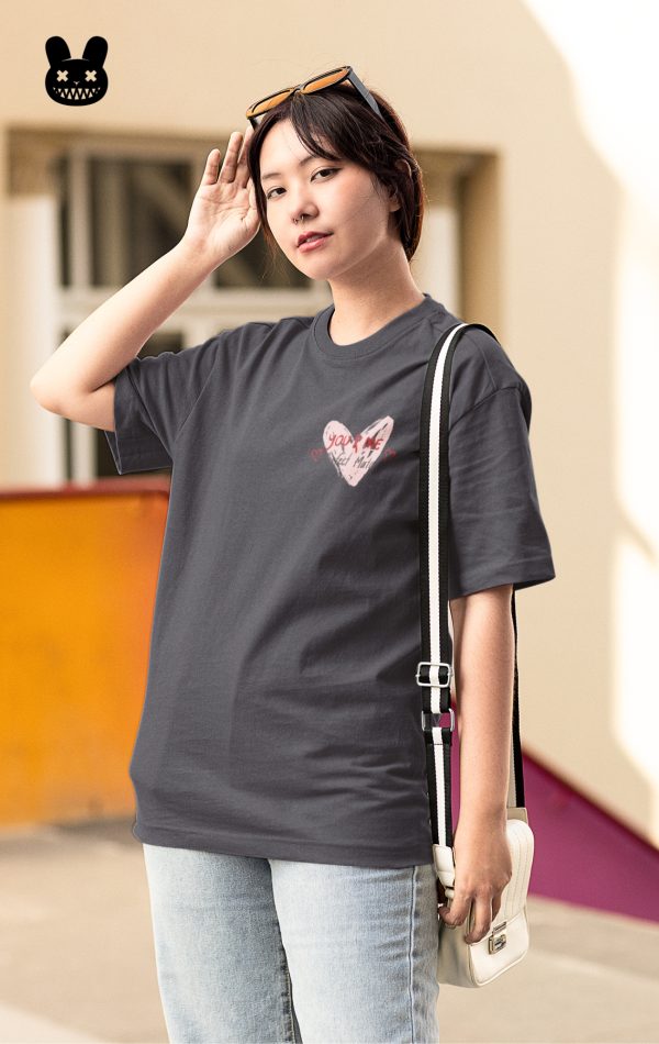 YOU & ME PERFECT MATCH OVERSIZED UNISEX T-SHIRT