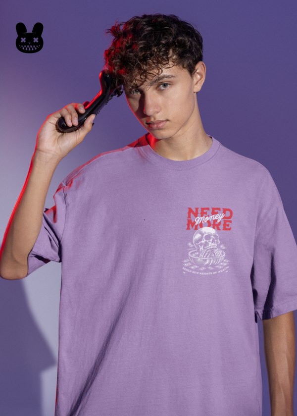 NEED MORE MONEY UNISEX OVERSIZED TSHIRT
