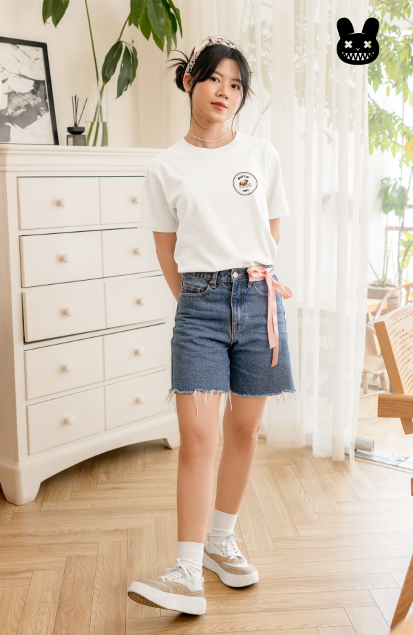 BROWN WHAT'S UP PUG OVERSIZED UNISEX TSHIRT