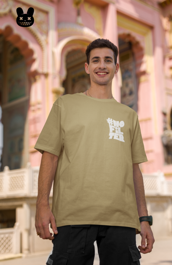 # NO FILTER UNISEX OVERSIZED  TSHIRT