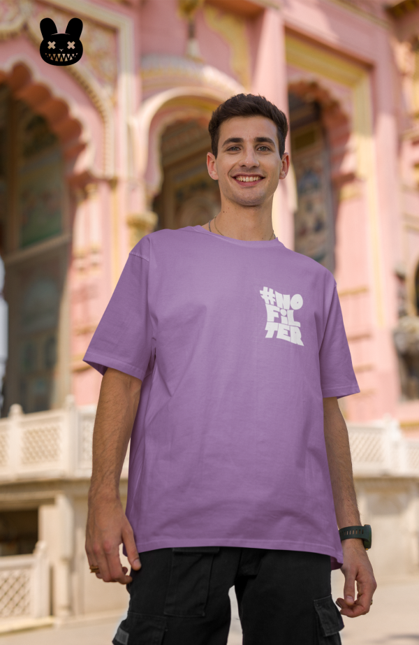 # NO FILTER UNISEX OVERSIZED  TSHIRT