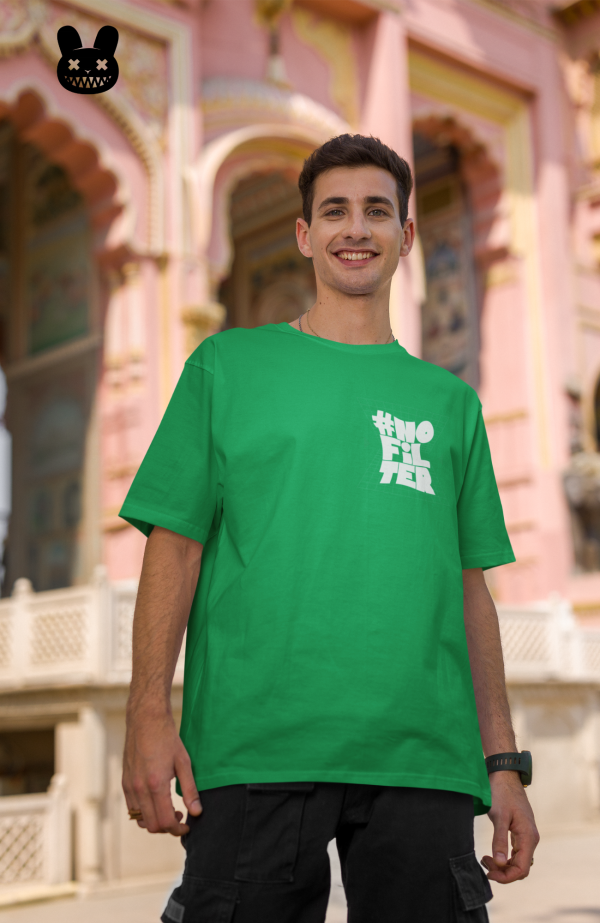 # NO FILTER UNISEX OVERSIZED  TSHIRT