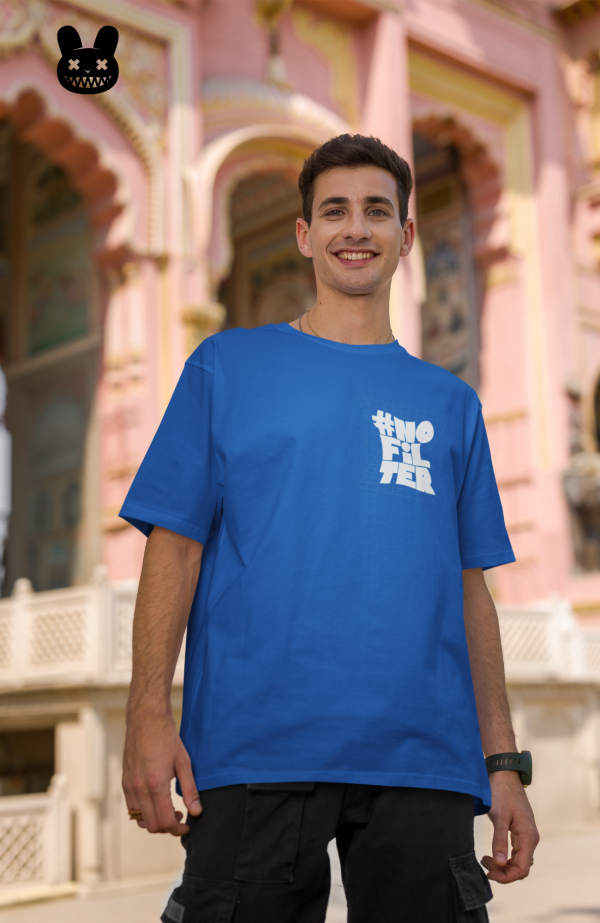 # NO FILTER UNISEX OVERSIZED  TSHIRT