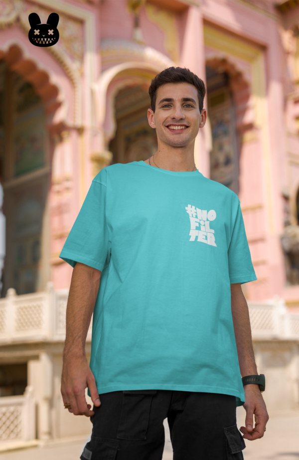 # NO FILTER UNISEX OVERSIZED  TSHIRT