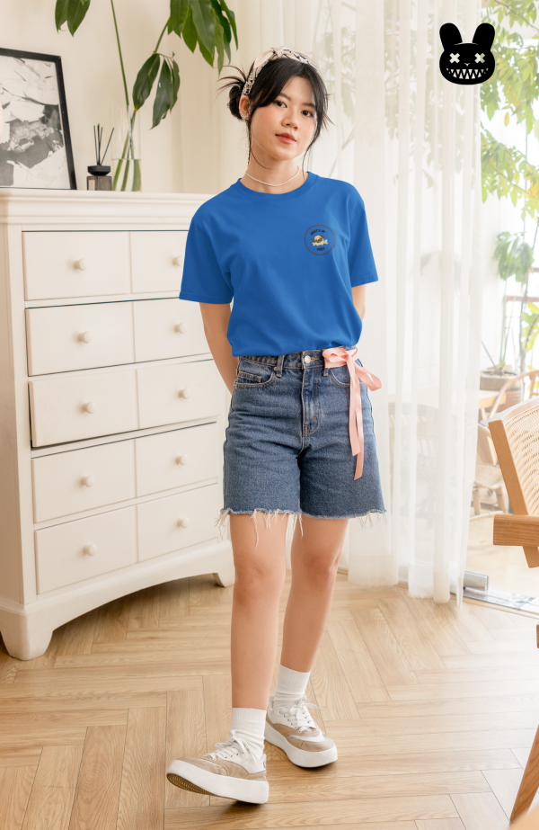 BROWN WHAT'S UP PUG OVERSIZED UNISEX TSHIRT