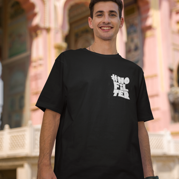 # NO FILTER UNISEX OVERSIZED  TSHIRT