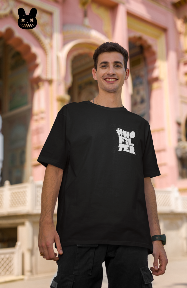 # NO FILTER UNISEX OVERSIZED  TSHIRT