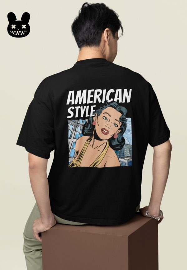 AMERICAN STYLE OVERSIZED UNISEX T-SHIRT